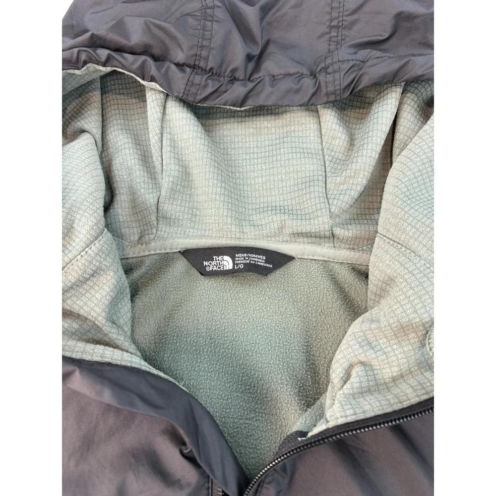 The North Face Men's Black Train N  Logo Full Zip Overlay Jacket Large